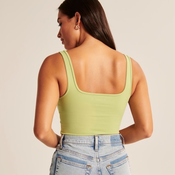 Abercrombie u0026 Fitch | Tops | Abercrombie Seamless Fabric Corset Squareneck  Tank | Poshmark